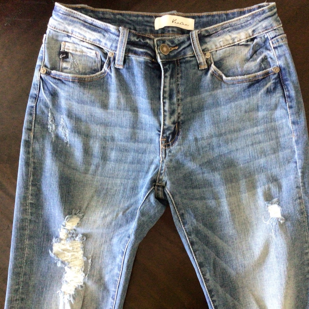 Kancan Skinny Distressed Jeans